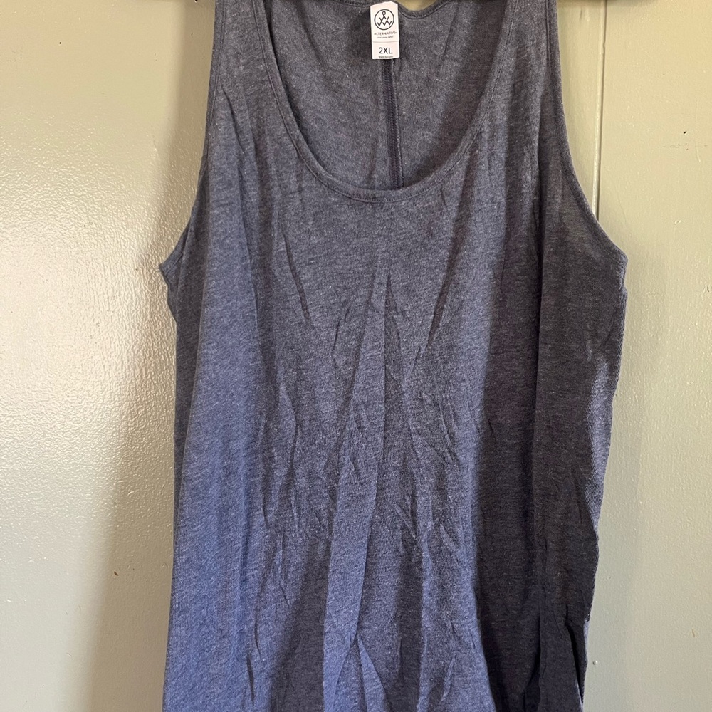 Gray Sleeveless Women's Top